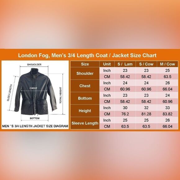 LONDON FOG Men’s Wool Blend Classic Single Breasted Coat in the Size Medium - Picture 16 of 16